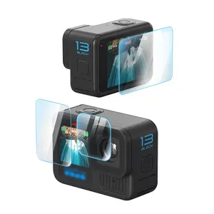 HD Tempered Glass Protective Film, 9H+ Hardness Scratch Resistant & Wear-resistant Protective Film, High Transparency Sensitive Touch Film for Hero 13, Camera