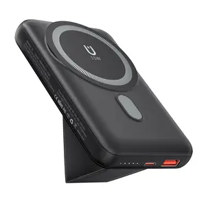 citicr 10000mAh Magnetic Power Bank, Mobile phone stand，15W Wireless Portable Charger, Fast Charging MagSafe Battery Pack for iPhone 17/16/15/14/13/12/Plus/Pro Max