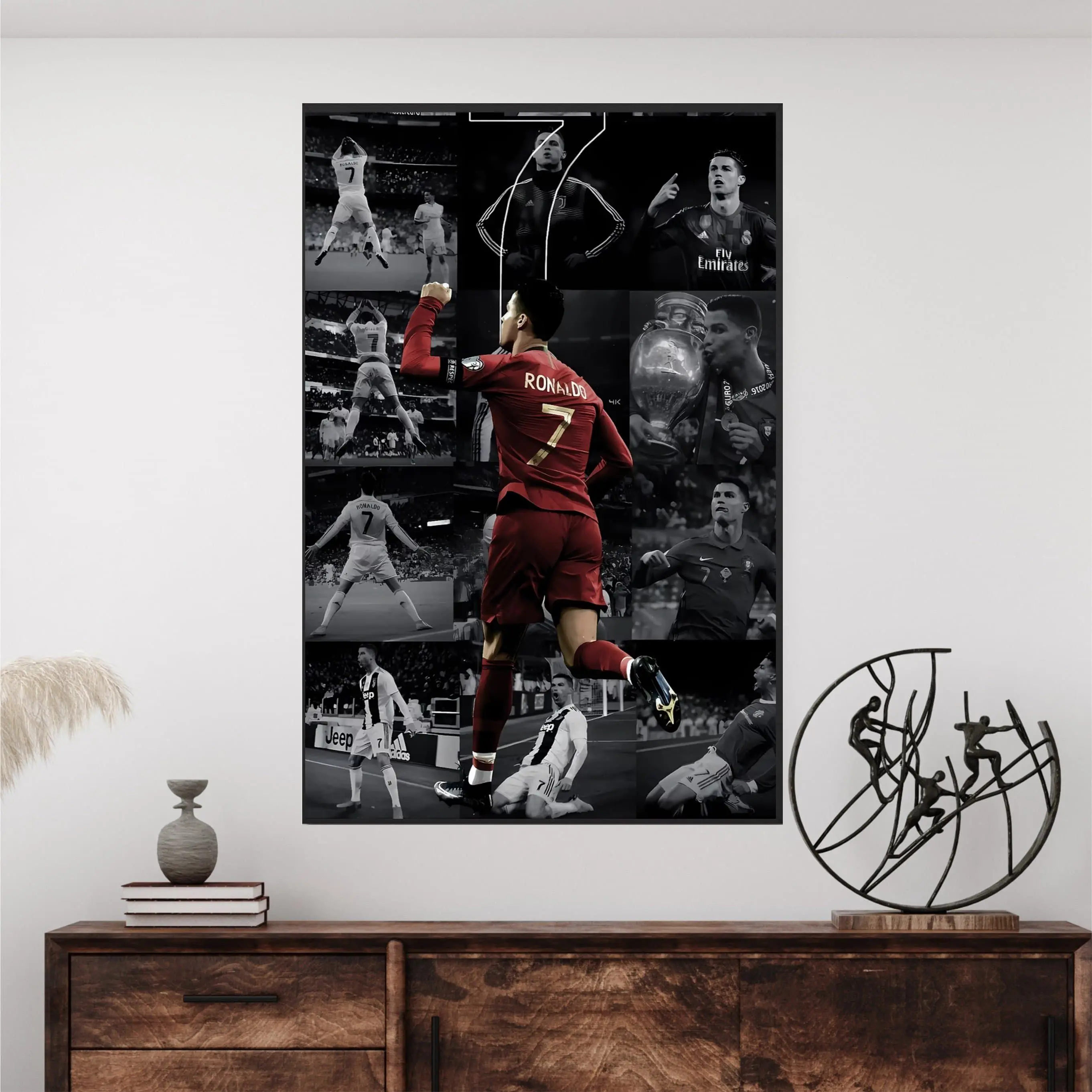 Cristiano Ronaldo Collage Poster,Fans Gift ( Unframed - Print Only )