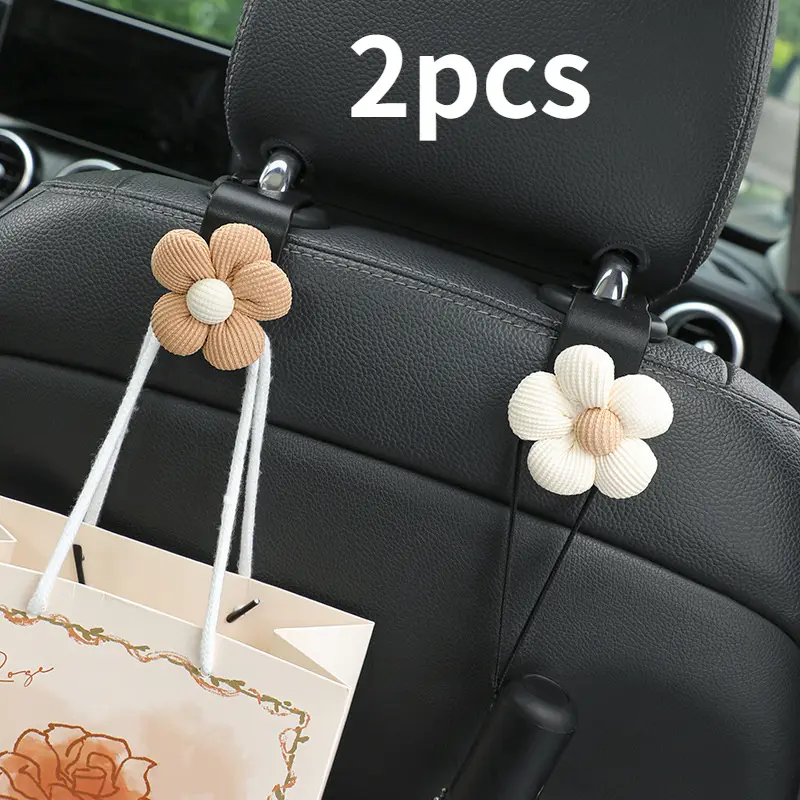2pcs Car hook, backrest hook, rear seat women can hide the car hook, cute car hook, Car Accessories Women