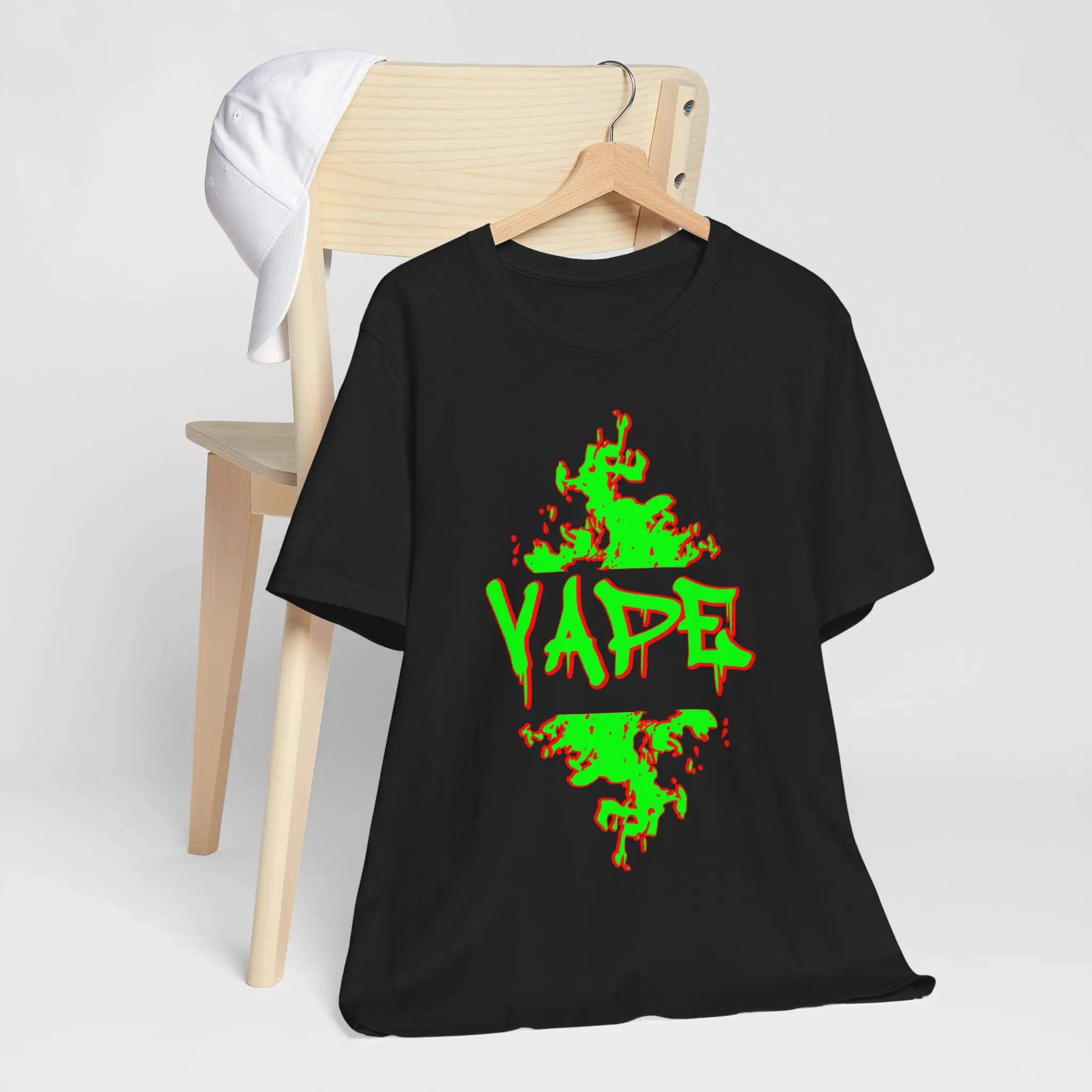 Vape Life Tee, Neon Vaping Shirt, Geek Nerd Chaos T-Shirt, Unisex Vapor Top, Green Vaper Gift