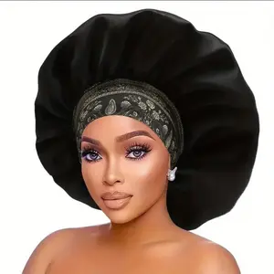Bohemian Paisley Pattern Women's Night Sleep Color Ding Sleep Cap Original Design Soft Skin-friendly Protect Hair Girl Bath Cap Long Hair Straight Hair Curly Hair Women's Hat