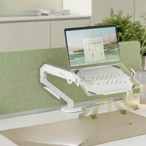 Notebook mechanical arm tray bracket adapted notebook tablet tray clip desktop senior sense
