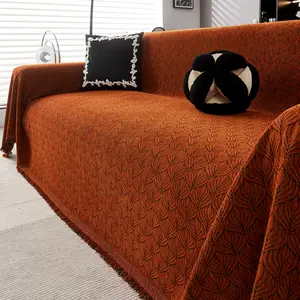 Vintage Style High-End Sofa Cover Cloth New Velvet Sofa Cushion Set All Seasons Universal Blanket, Furniture Protection, Sofa Slipcover