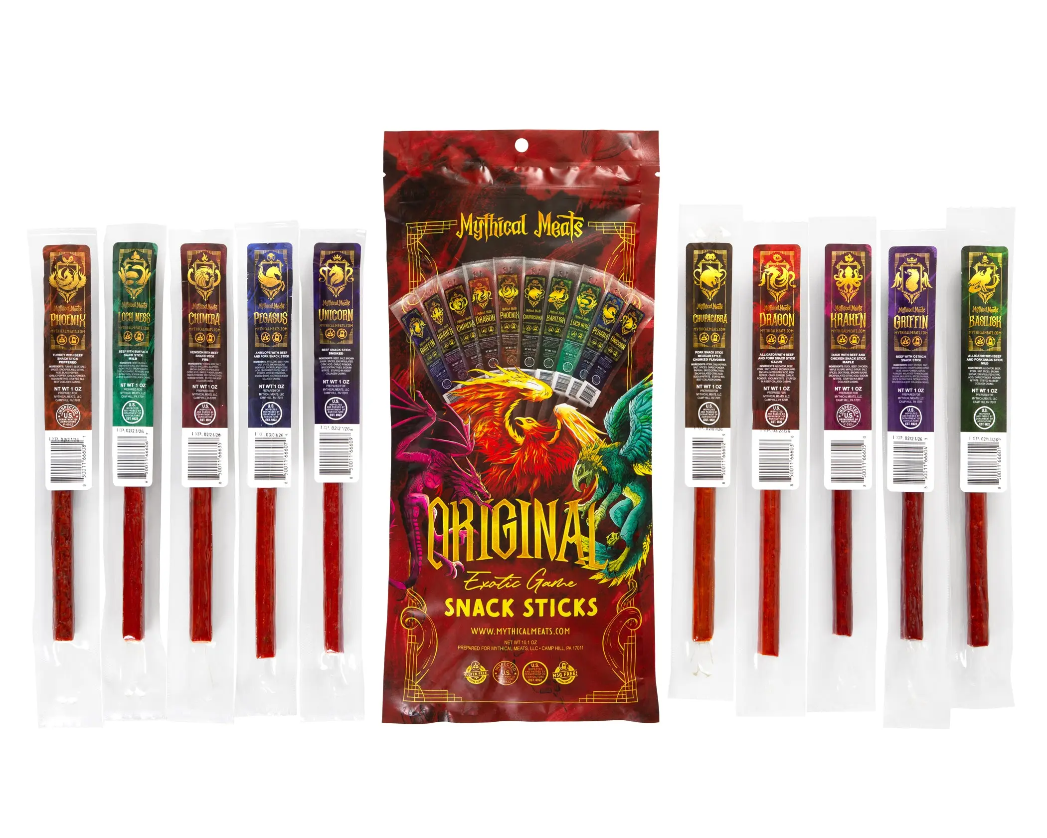 Mythical Meats® Original Variety Pack