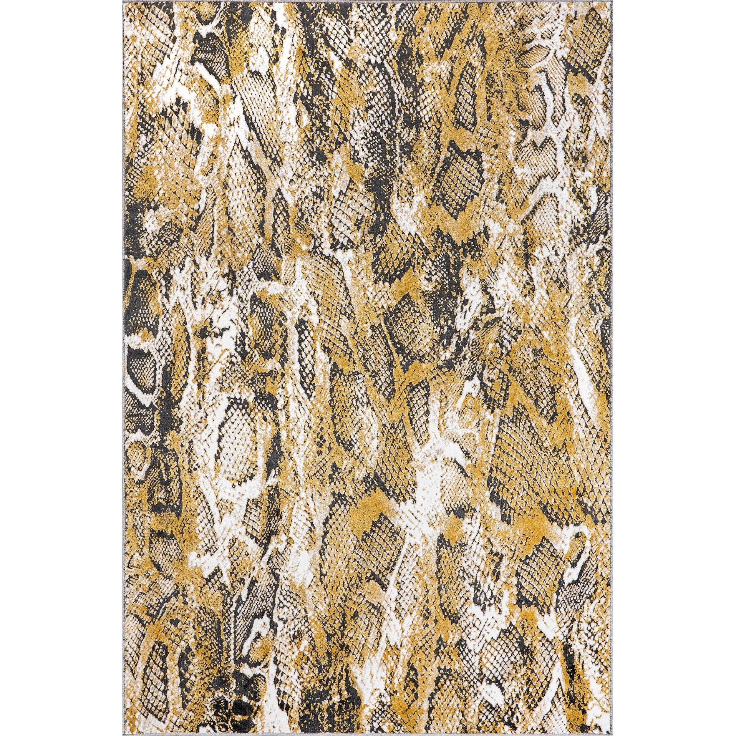 Aideen Modern Snake Patterned Area Rug