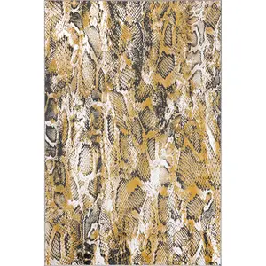 Aideen Modern Snake Patterned Area Rug