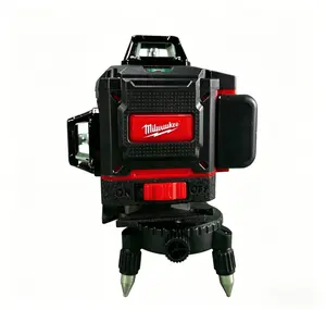 Milwaukee 16 Lines 360 Degree Green Laser Level With Automatic Self Leveling And Remote Control, Multifunctional Layout Tool For Construction, Home Remodeling And Interior Precision Measuring