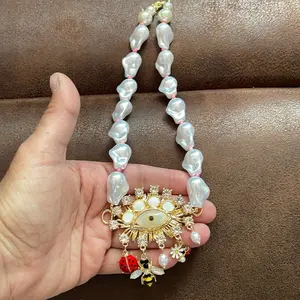 Statement handmade evil eye necklaces