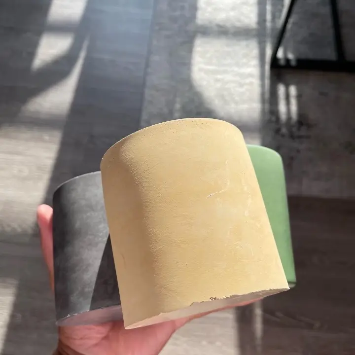 Lunar Lux Handmade Cement Vessels - Unique Design, Ideal for Home Decor, Durable and Stylish