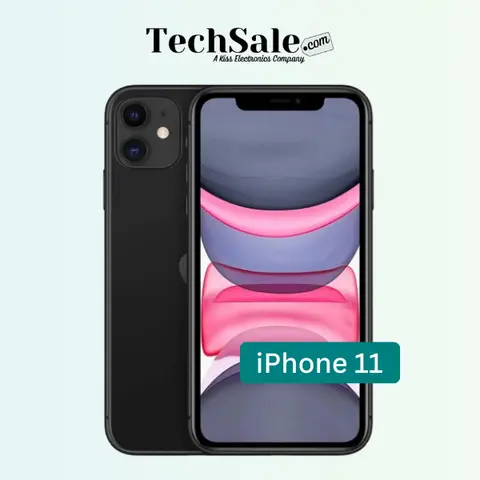 Refurbished Grade A iPhone 11 Smartphone - Fully Unlocked Cell Phone, 6.1 in LCD Display, 11.91 Wh Chargeable Battery, Excellent Condition, 1-Year Warranty, A13 Bionic Chip, 8-Core Neural Engine