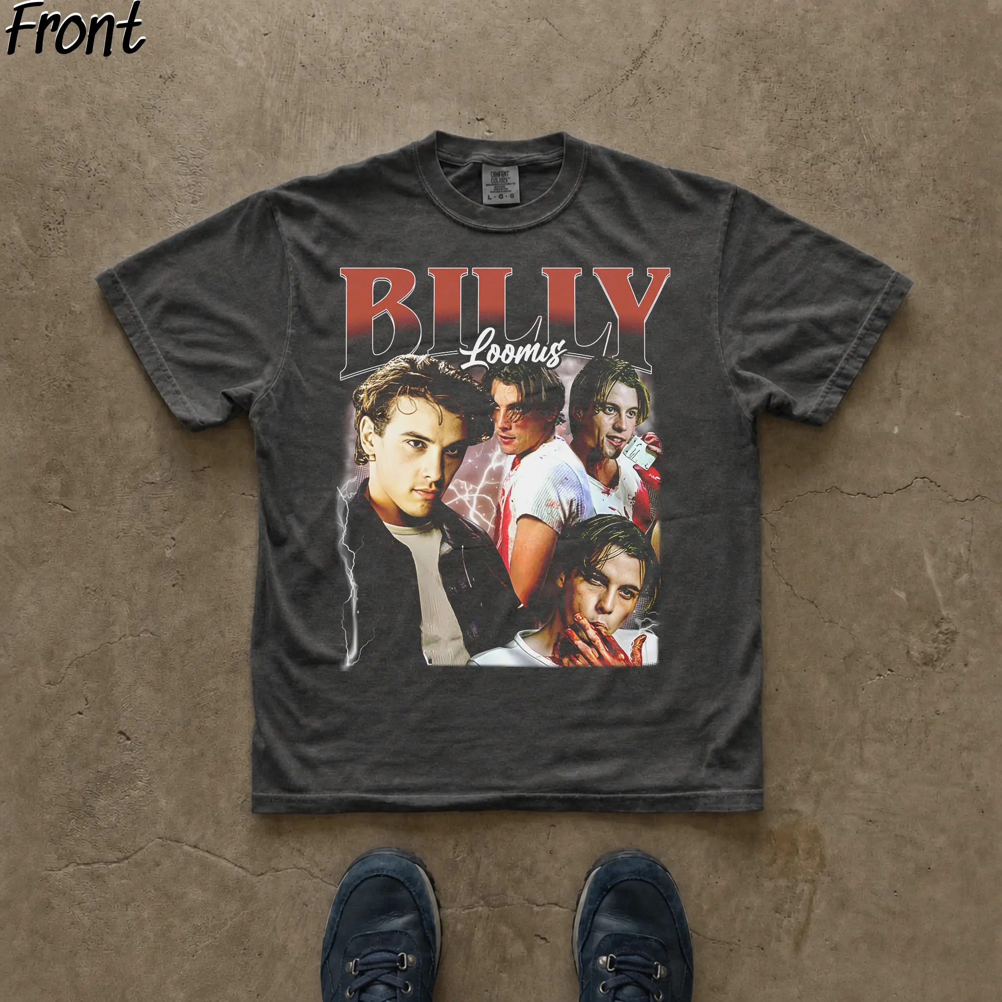 Vintage Billy Loomis Graphic Tee - Scream Movie Shirt - Ghostface Tee - Horror Characters Tee - Woodsboro Horror Film Club Shirt - Iconic Villains From Horror Films - Spooky Season - Trick or Treat - Fall Season - All Seasons