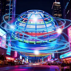 Galaxy Anti-Gravity Boomerang Ball – Hover Orb & LED Fly Spinners for All Ages – Cool Indoor/Outdoor Toys for 6-12 Year Olds & Teens