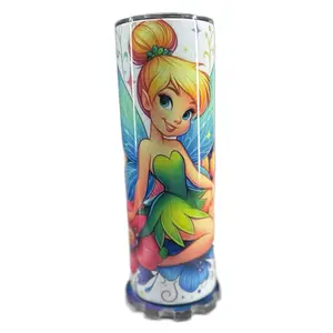 Tinkerbell 20oz Tumbler - Fun Design with Character Illustration - Ideal for Beverages - Bottle, Drinkware