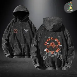 Wolves Hoodie Pullover Gym Sweatshirt, Men's Gym Hoodies & Workout Hoodies, Sports Shirt, Workout Tee, Pullover, Gym