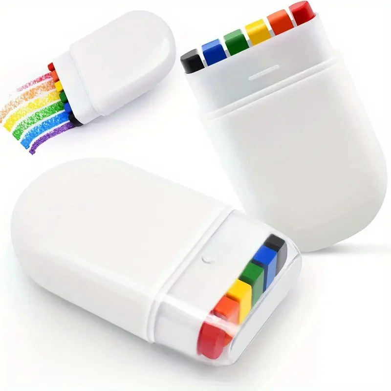 1pc Multipurpose DIY Colorful Rainbow Crayon Painting Stick Festival Party Decoration Painting Stick Art Drawing Supplies Art Supply Art Materials