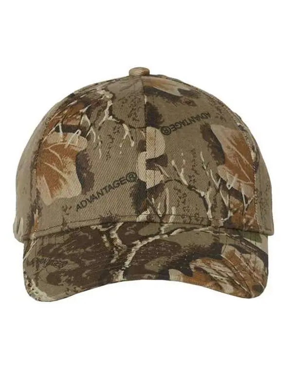 Kati Licensed Camo Trucker Hat LC10 - Unisex Fit Adjustable Sun Cap, Cotton Blend Breathable Mid Profile 6-Panel Outdoor Hunting Hat for Everyday Sports Camo Dad Hat