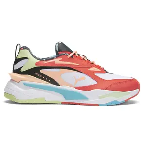 PUMA Womens Rs-Fast Hf Lace Up Sneakers Shoes Casual - Orange, Red, White