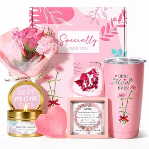 Gift for Mom Birthday Gifts for Mom From Daughter Son Thank You Gift Idea Mother's Birthday Presents Happy Mothers Day Unique Grateful Gifts Best Mom Ever Pink