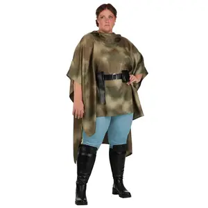 Plus Size Star War Deluxe Women's Endor Battle Leia Costume