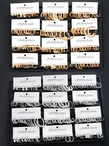 Faux Pearl Decorated Hoop Earrings, Elegant Jewelry for Women for Party, Daily Clothing Decor, Trendy All-match & Exquisite Jewelry for Birthday Gift