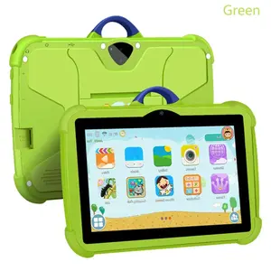 Portable 7 Inch Kids Android Tablet Dual Mode Learning & Gaming, Stable 5G WiFi Large Storage Smooth Operation, Popular Trending Kid Educational Gadget, Lightweight Multifunctional Children Android Tablet
