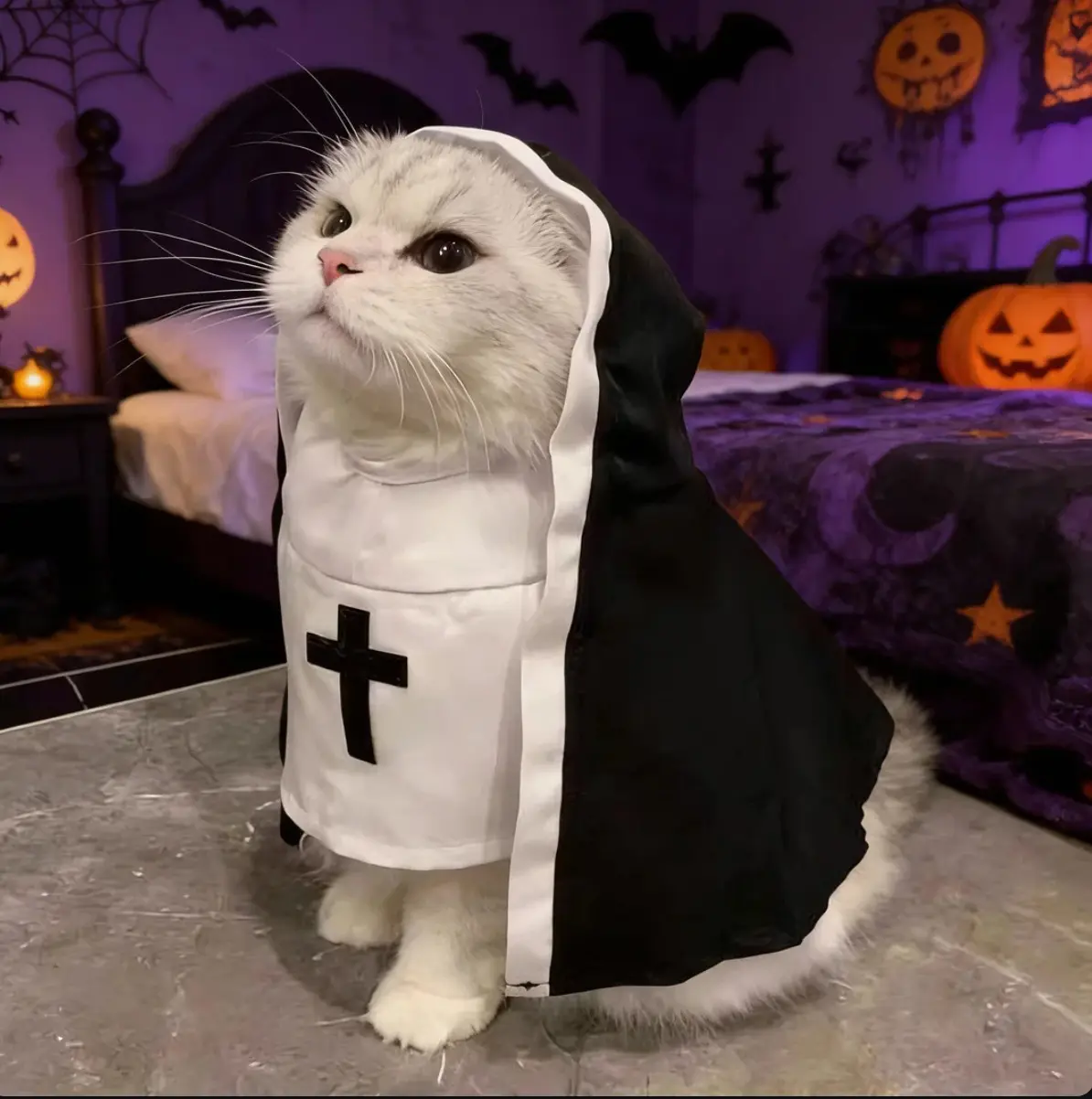 Pet Clothes Viral Pet Fashion Instagram Famous Kitten Outfit Funny Cat Cosplay Summer Thin Breathable Costume For Small Medium Cats Lightweight Breathable Pet Photoshoot Daily Party Summer Outfit