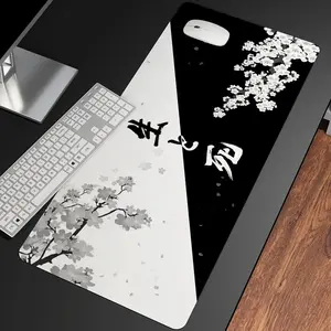 Black and White Pattern Design Mouse Pad, 1 Count Non-slip Waterproof Mouse Pad, Computer Mat for Office Home Gaming Mousepad