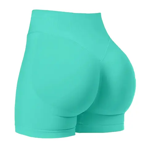 GOECI Women's High Waist Elastized Tight Activewear Sports Shorts - Breathable, Comfortable, Flex-stretch Gym Clothes for Yoga, Indoor/Outdoor Activities
