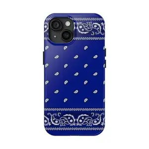 Bandana Royal Blue Iphone Case