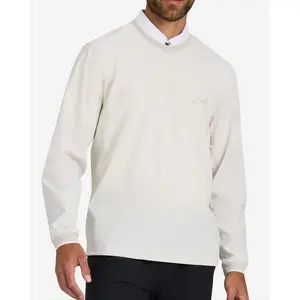 Kinetic Men's Wind Pullover in White Onyx