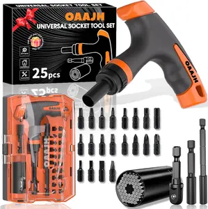 T-Handle Ratchet Driver, Super Universal Socket Tools Set Gifts for Men, Cool Stuff Gadgets Birthdays Gifts for Dad Handyman Mens Gifts, Valentines Day Gifts for Her/Him, Women/Mens Valentines Gifts