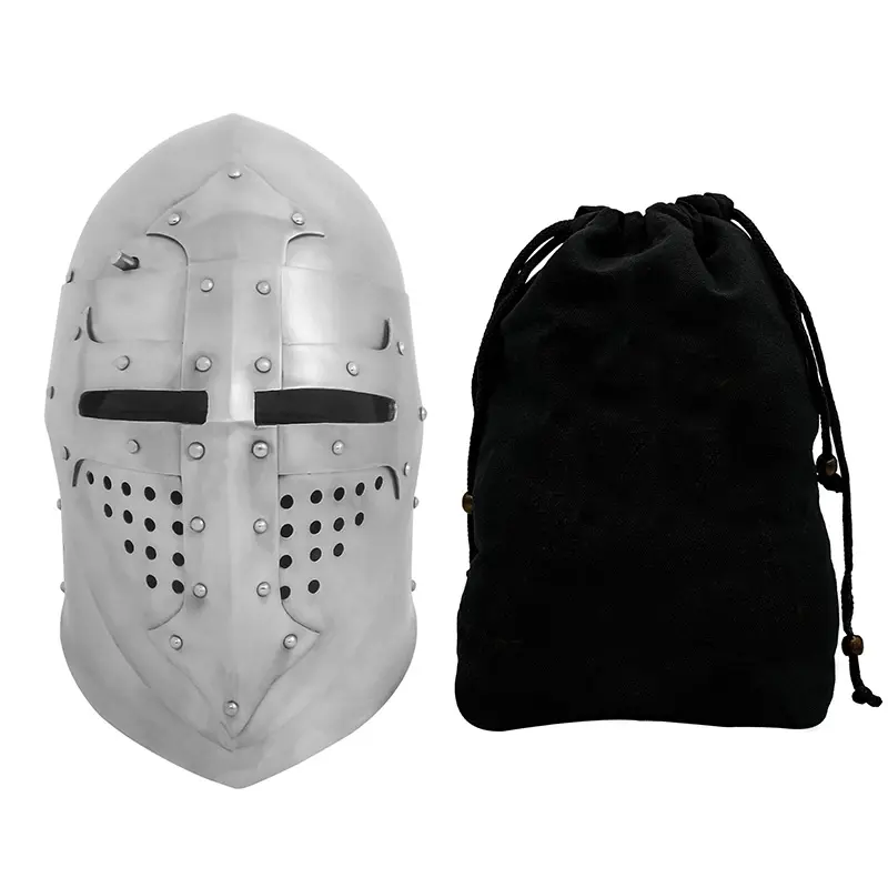 Medieval Helmet for LARP Cosplay Historical Reenactments Costume Handmade Accessory helmet