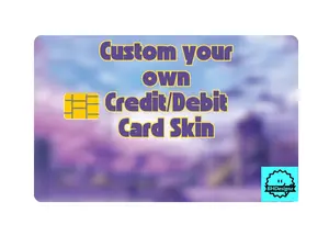 Credit Card Debit Skin Cover Sticker Decal Personalize Image Custom Top Quality Holographic Available - Send Image via DM