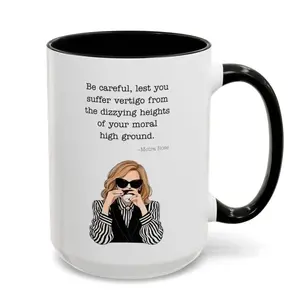 Moira Rose Quote Mug Black and White Coffee Mug