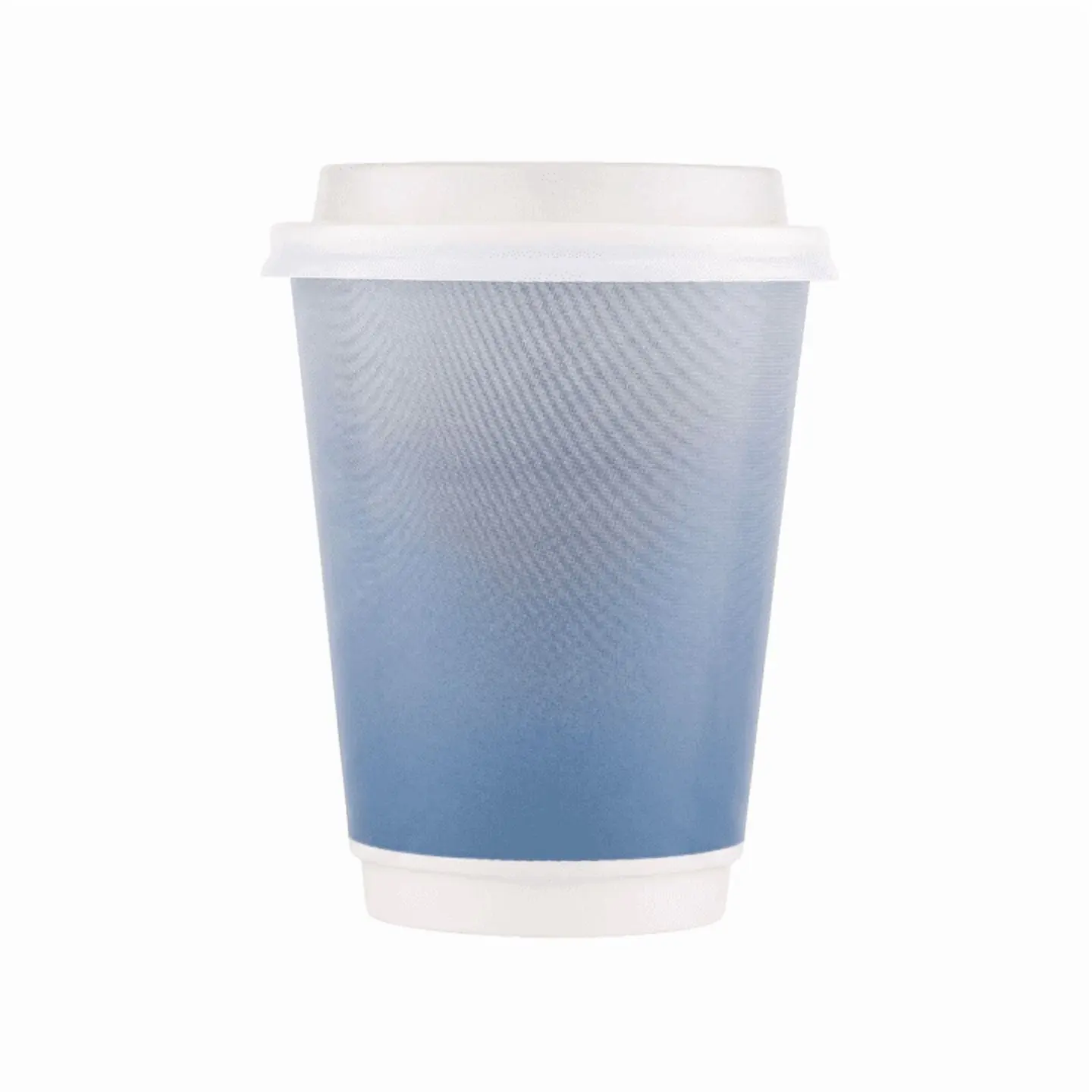 12oz Eco-Friendly Double Wall Insulation Compostable Paper Hot Cups with Lids Set, 40-Count Disposable Cups with Spill-Resistant Lids for Coffee, Tea, Vibrant Home/Festive Party Disposable Tableware