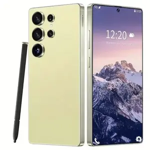 S25Ultra Android Smartphone, 6.8 Inch Dual 108MP+48MP Cameras, Long-Lasting 6800mAh Battery, Fast Charging, OTG Function, Facial Recognition Unlocking, Stylus, 12GB RAM +512GB ROM, 5G Network, Unlock Cellphone