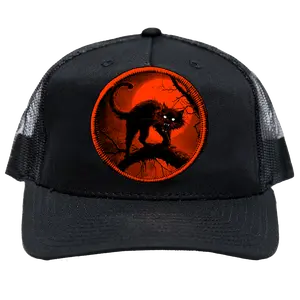 Halloween Cat Trucker Hat