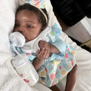 150ml Baby Bottle, 1 Box Hands Free Anti Colic BPA Free Baby Feeding Bottle with Straws and Silicone Pacifier, Cute Baby Bottle for Breastfeeding, Newborn Baby Essentials Accessories