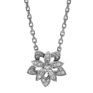 Pre-owned Van Cleef & Arpels Lotus Pendant Necklace