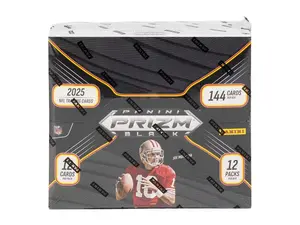 2025 Panini Prizm Black Football Hobby Trading Cards