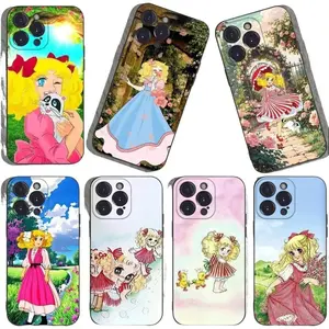 Candy C-Candy Phone Case For iPhone 17,16,15,14,13,12,11 Plus,Pro Max,Soft Silicone Black Cover