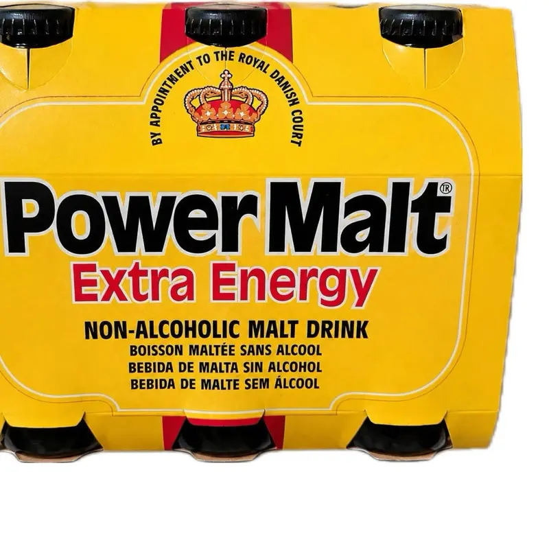 Power Malt Extra Energy Non-Alcoholic Malt Drink, 6-Pack ,11 .2 fl oz (330 ml)