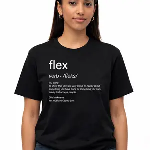 OsamaSon Flex Musix Shirt Underground Rap Tee Opium Style Rage Aesthetic Streetwear Graphic T-Shirt