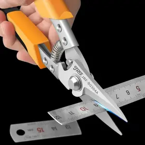 Stainless Steel Scissors for Metal Sheets and PVC Pipes, Durable Cutting Tool, Ideal for DIY Projects and Professional Use