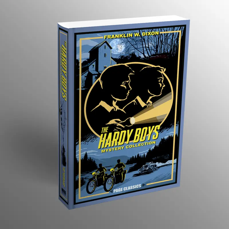 The Hardy Boys Classic Deluxe Hardcover Edition Hard Cover Novel by Franklin Dixon, English Literature Books for Book Lovers, Ideal for Reading
