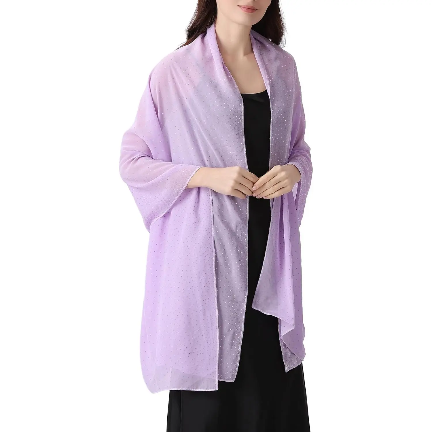 slim fit dress slacks A-Line Sweetheart High Split Shawl Sequined Floor-Length Elegant Prom Dress main image 1