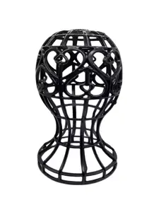 New Arrival! 3 Color Lantern Shaped Plastic Wig Stand for Human Hair & Synthetic Wigs Foldable Hat Cap Holder Multi  Purpose Wig Head Stand Essential Wig Accessories