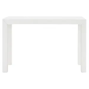 Parsons Console Table in Grasscloth