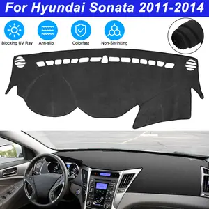 Dash Cover Mat For Hyundai Sonata - Center Console Cover Sunshield Protector Pad, Non-Slip,Fit For Hyundai Sonata 2011-2014